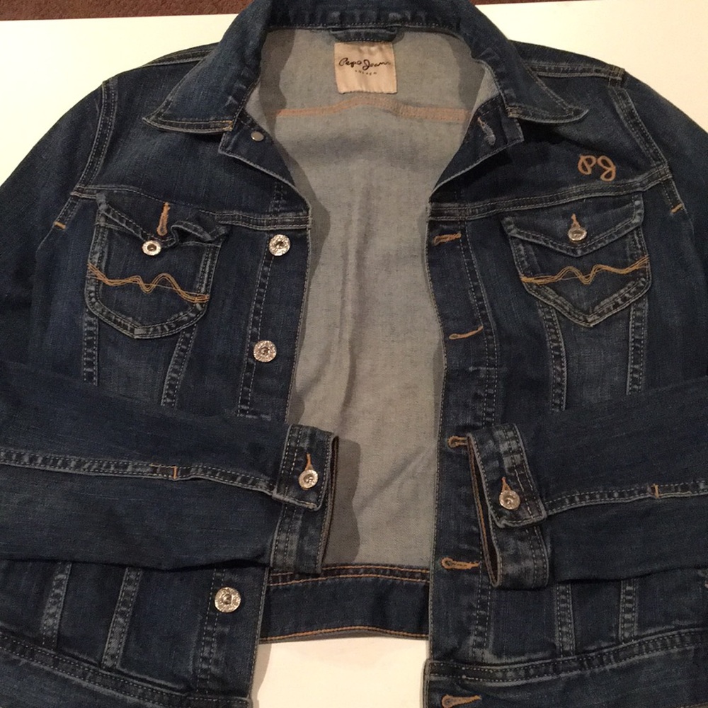 Dark denim jeans jacket